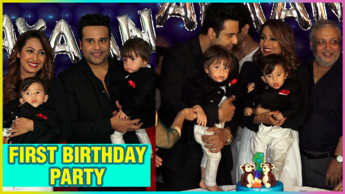 Kashmera Shah And Krushna Abhishek Celebrate FIRST BIRTHDAY Of Their Twins