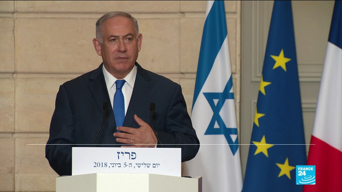 Netanyahu in Paris: "Iran lied to the world about its nuclear weapons programme"