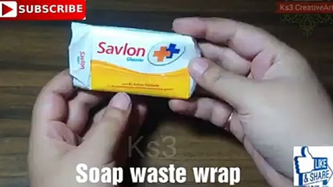 - Waste material reuse idea | Best out of waste | DIY art and crafts | recycling soap packets | craftCredit: Ks3 CreativeArtFull video: