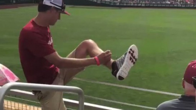 Invading the Field at the College World Series Was the Worst Idea This Guy Ever Had