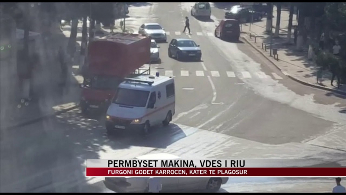 Permbyset makina, vdes i riu - News, lajme - Vizion Plus