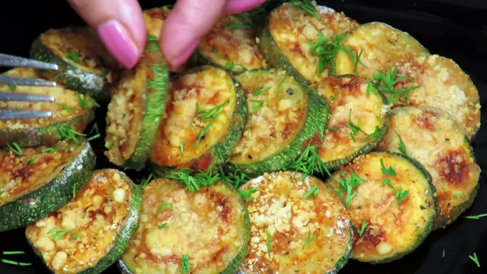 Хрустящие КАБАЧКИ В ДУХОВКЕ. Вкусно Полезно Быстро | Baked Zucchini Parmesan