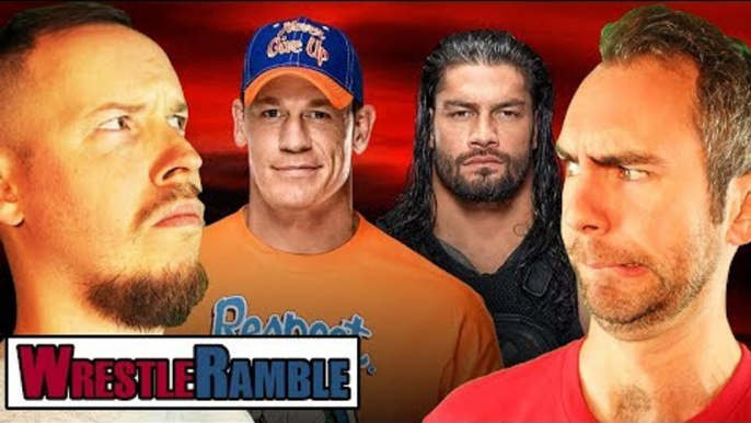 Is Roman Reigns vs. John Cena STALE?! WWE Raw Vs. Smackdown, Sept. 11 & 12, 2017 | WrestleRamble