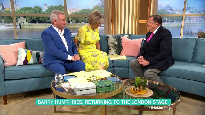 Barry Humphries On Returning to the London Stage and Banning the F Word - This Morning