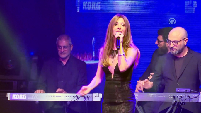 Lübnanlı sanatçı Nancy Ajram konser verdi - İSTANBUL