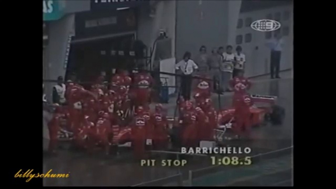 MICHAEL SCHUMACHER DANCE IN THE CHAOS OF MALAYSIA 2001