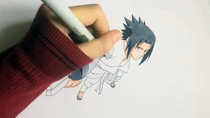 Dessin de Sasuke Pouvoir Magic