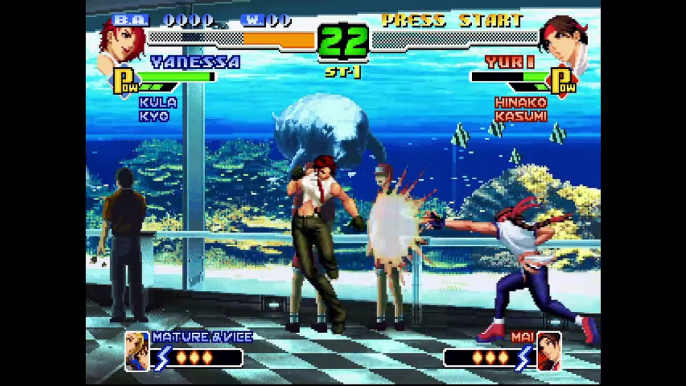 The King of Fighters 2000 - Kyo & Iori arcade mode