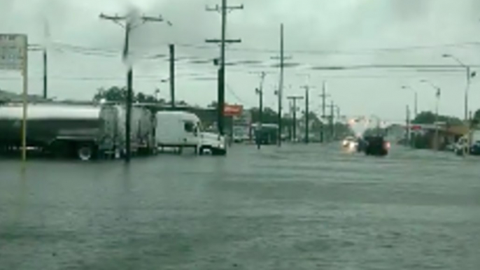 Flooding Fills Streets Once Devastated by Hurricane Harvey in Port Arthur