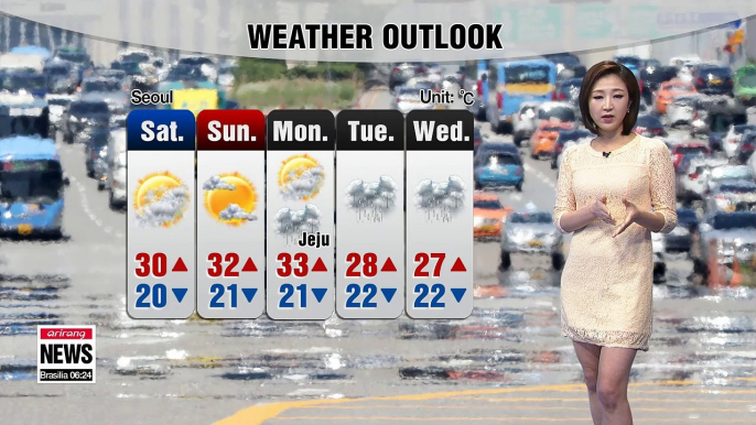 Temps in most of Korea to break 30 degrees tomorrow _ 062118