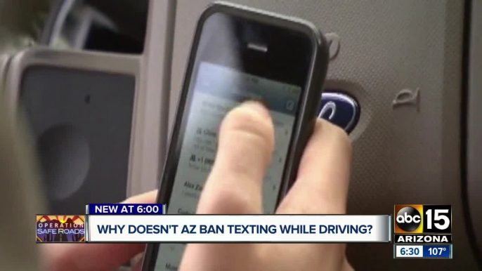 What will it take to prohibit texting while driving in Arizona?