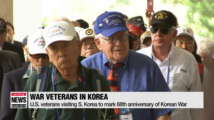 U.S. veterans visiting S. Korea to mark 68th anniversary of Korean War