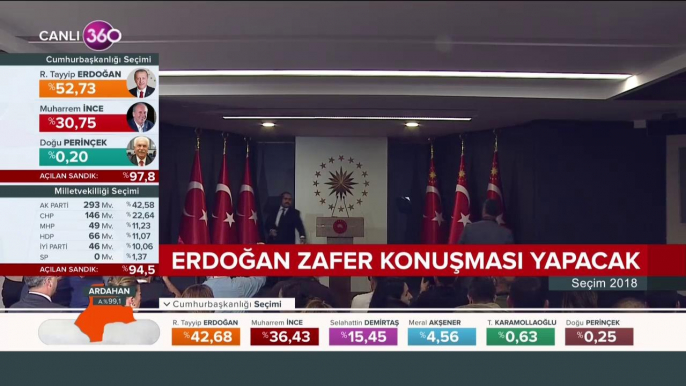 Cumhurbaşkanı Erdoğan, zafer konuşması yapacak