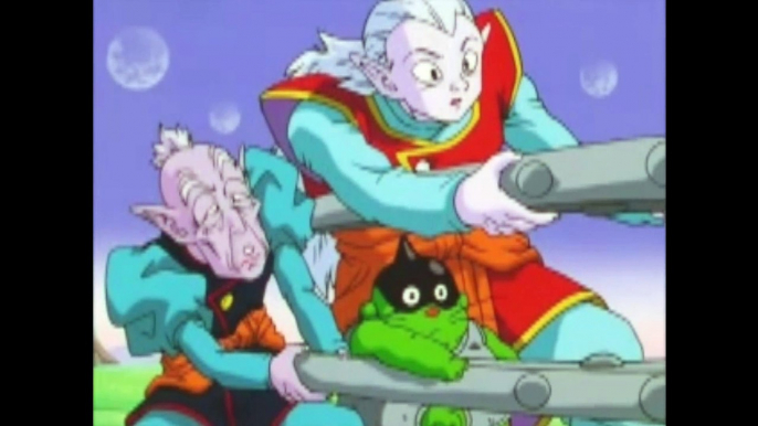 Supreme Kai Pulls Goku's Tail Out