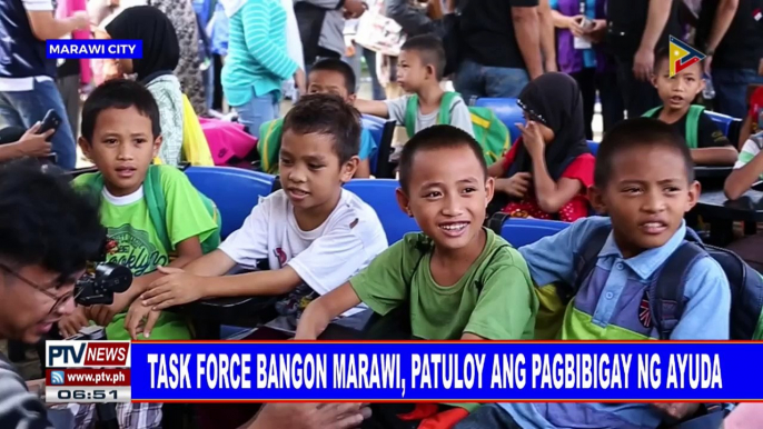 #PTVNEWS: Task Force Bangon Marawi, patuloy ang pagbibigay ng ayuda