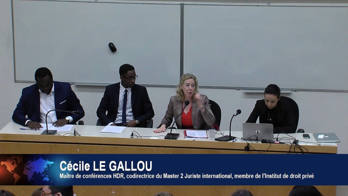 "International Legal Issues - Contracts & ADRs" , colloque M2 Juriste International - IBL_00_Ouverture du colloque (Cécile Le Gallou)