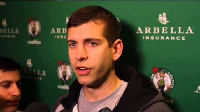 Brad Stevens on the Playoff Race: "They Play for the Boston Celtics So I Hope They Expect it"