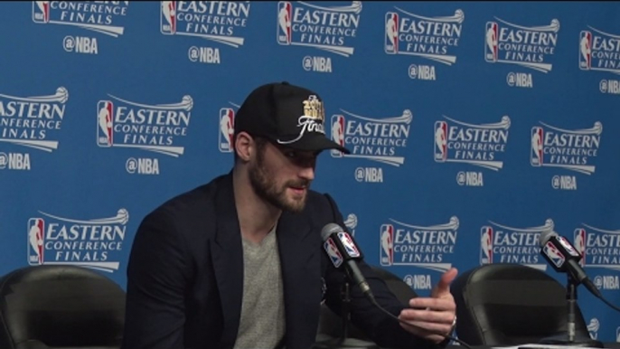 Kevin Love on Lebron James Breaking Michael Jordan's Playoff Scoring Record, Returning to NBA Finals