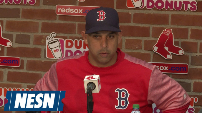 Alex Cora on Steve Pearce, Jackie Bradley’s big week, facing the Yankees