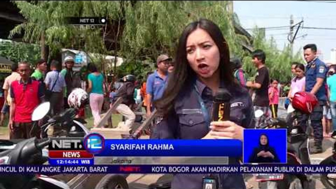 Live Report, 20 Petugas Kembali Mencari Buaya di Sungai, Grogol -NET12