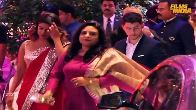 Priyanka Chopra With Nick Jonas,  Akash Ambani, Grand Party