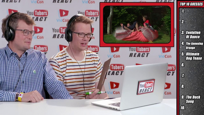 YOUTUBERS REACT TO TOP 10 MOST VIEWED YOUTUBE VIDEOS OF ALL TIME (Non Music Videos)