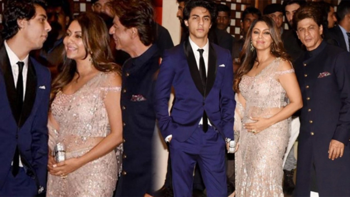 Akash Ambani & Shloka Mehta Engagement: Aryan Khan looks CARBON COPY of Shahrukh Khan। FilmiBeat