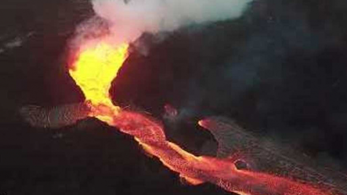 USGS Drone Surveys Lava Flow From Active Fissure Near Kilauea