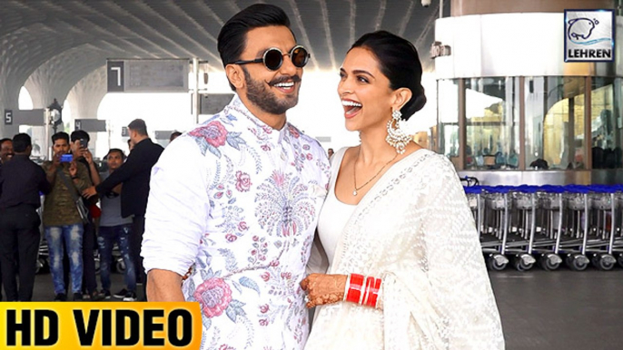 Deepika Padukone BLUSHES When Reporters Call Her BHABHI In Front Of Ranveer Singh