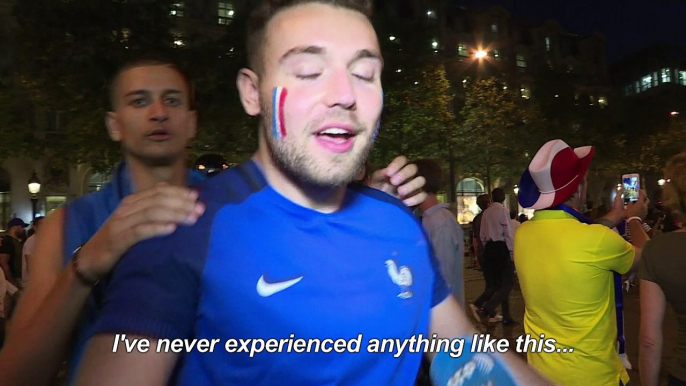 Fans delighted over France's World Cup semifinal win