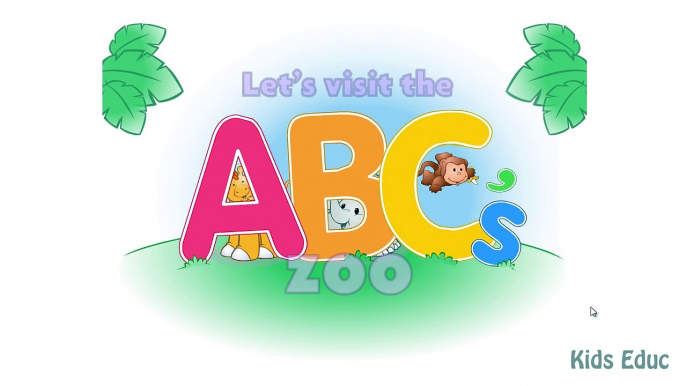 ABCs Zoo Learning, Alphabet Songs, Learn ABC Zoo Animals, Songs for Children, Cartoon