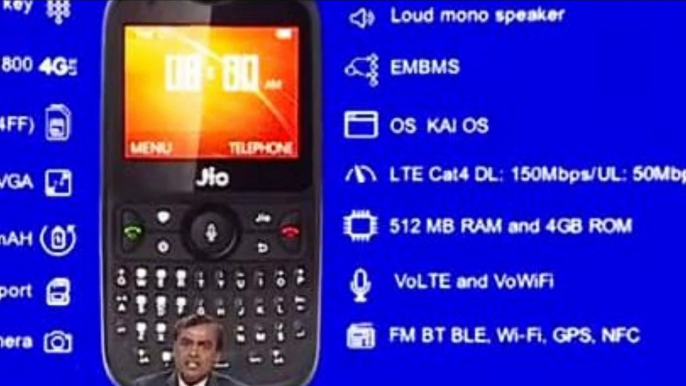 Jio Phone 2, Jio GigaFiber, TV, Smart Home & More