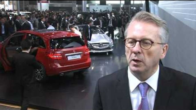 Mercedes Benz Auto China 2012 Ulrich Walker   CEO Daimler Northeast