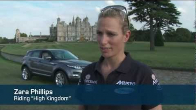 Zara Phillips Receives The First Range Rover Evoque