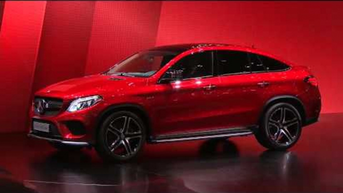 Mercedes-Benz GLE 450 AMG Coupe Reveal at 2015 Geneva Motor Show | AutoMotoTV