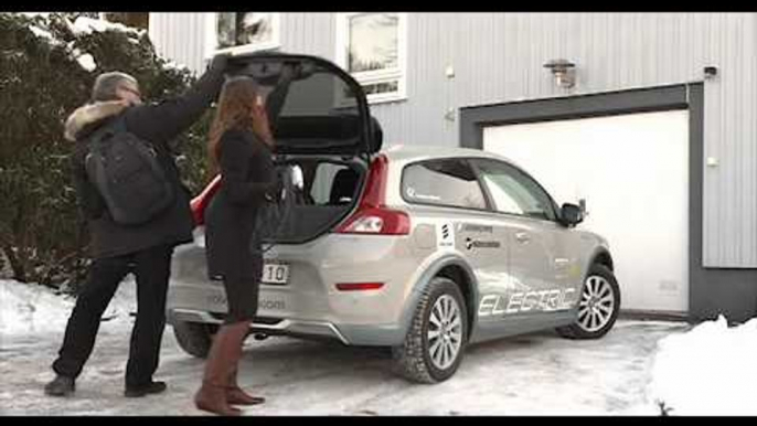 Volvo C30 Electric using smart charging concept