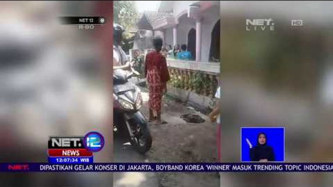 Aksi Penyelamatan Istri dan Anak Pelaku Bom Pasuruan oleh Warga Terekam Kamera - NET 12