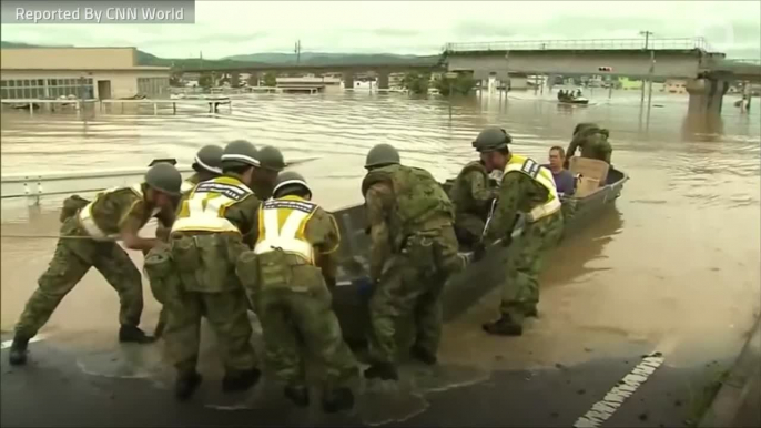 Flooding and landslides in Japan leave at least 85 dead