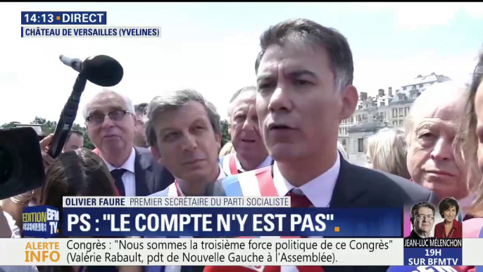 Congrès à Versailles: "On a un président qui s'accapare tous les pouvoirs" estime le Premier secrétaire du Parti socialiste Olivier Faure