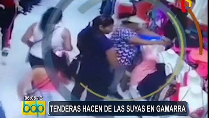 “Tenderas” hacen de las suyas en el Emporio Comercial de Gamarra