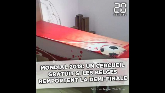 Mondial 2018: Un cercueil gratuit si les Belges gagnent!