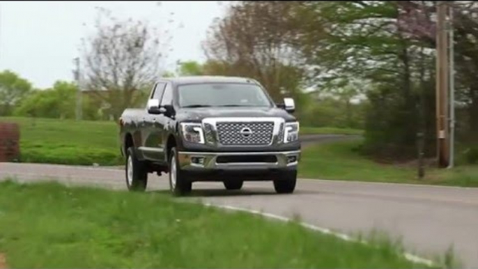 2016 Nissan TITAN XD equipped with the 5.6L Endurance V8 SL Driving Video | AutoMotoTV