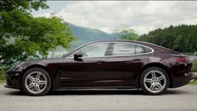 Porsche Panamera 4S Exterior Design in Mahogany Metallic | AutoMotoTV