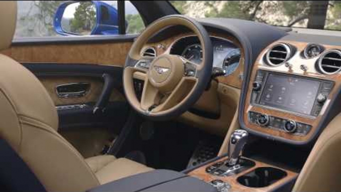 Bentley Bentayga Diesel - Interior Design in Sequin Blue Trailer | AutoMotoTV