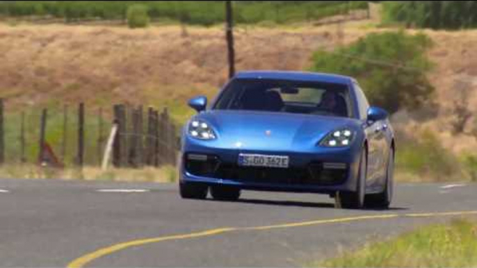 Porsche Panamera 4 E-Hybrid - Driving Video in Sapphire Blue | AutoMotoTV