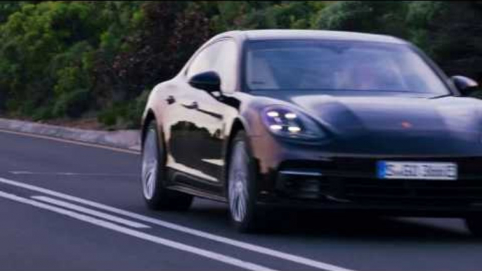 Porsche Panamera 4 E-Hybrid in Amethyst Metallic Driving Video | AutoMotoTV