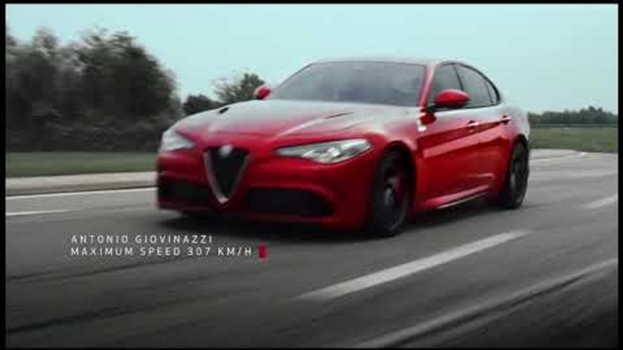 Alfa Romeo Giulia and the three Scuderia Ferrari Champions