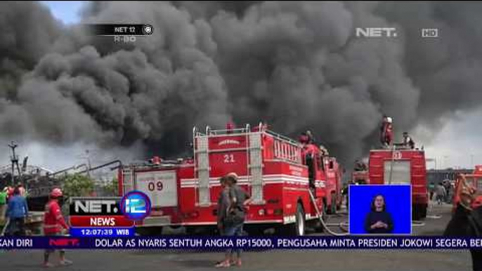 Live Report Kondisi Dermaga Pelabuhan Benoa Pasca Kebakaran - NET12