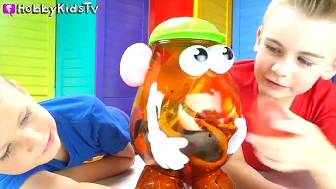 GIANT POTATO HEAD Toy Play with HobbyKidsTV