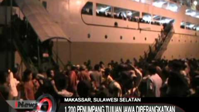 Pemudik Kapal Laut Membludak Di Pelabuhan Soekarno Hatta Makassar - iNews Pagi 16/07